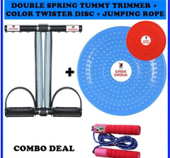 Twister Disc Waist Trimmer, Twister, And Skipping Rope, Pack Of 3